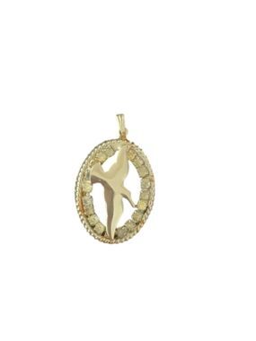 Vintage Seagal Pendant on 20 Inch Sterling Snake Chain